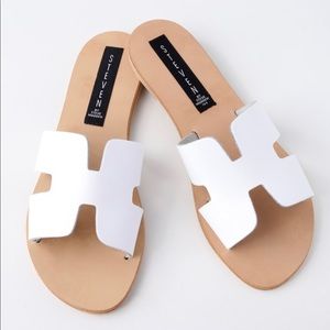 Steven White Greece Sandals
